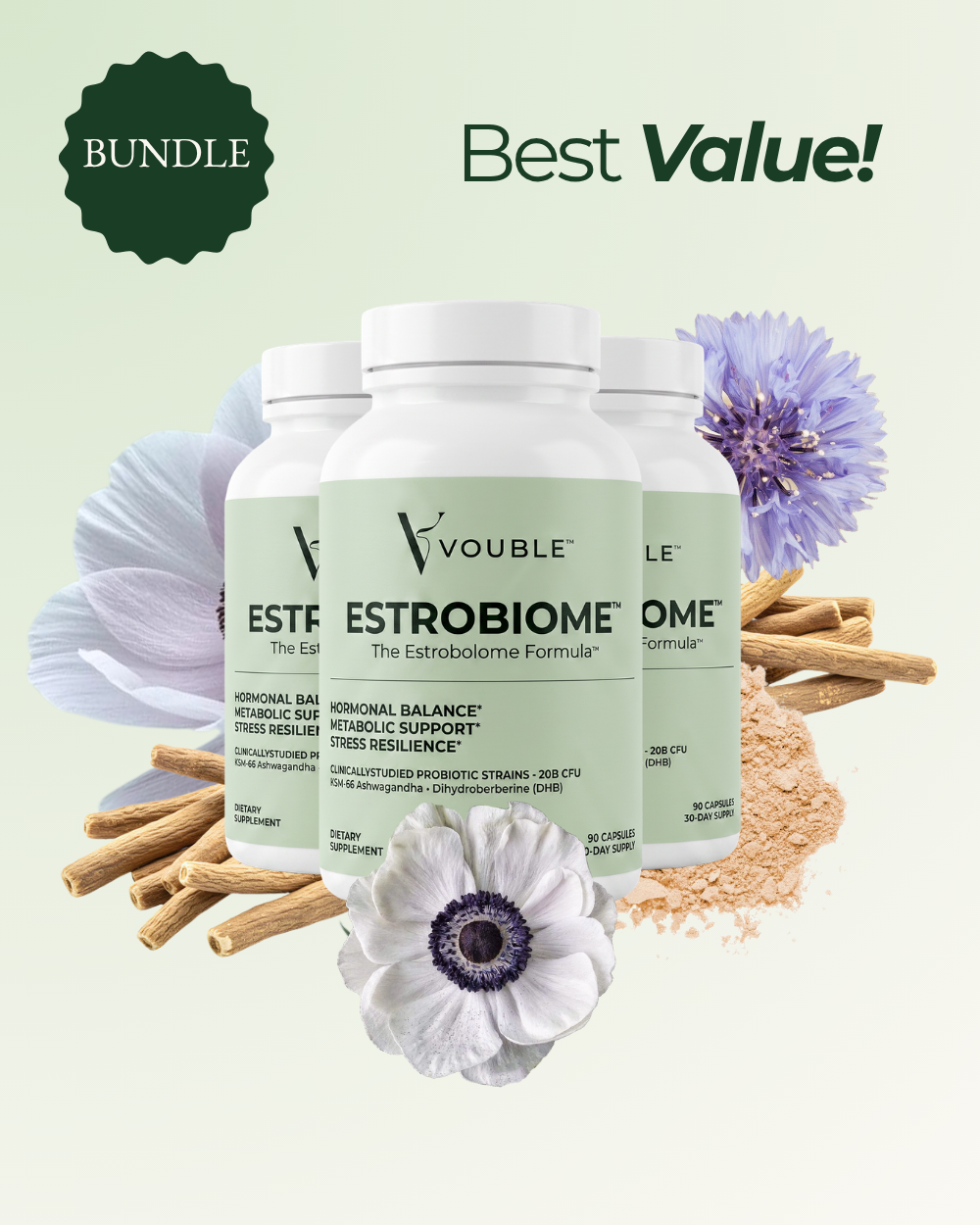 ESTROBIOME™ - 3-Bottle Supply — 90-Day Reset